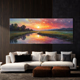 River Sunset Reflections 60