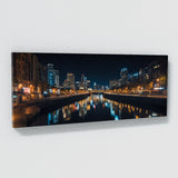 River Urban Night Reflections 65