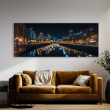 River Urban Night Reflections 65