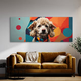 Poodle Abstract Canine Geometry 74