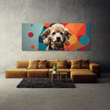 Poodle Abstract Canine Geometry 74