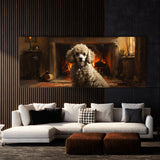 Poodle Cozy Canine Hearth 16