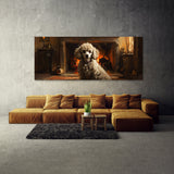 Poodle Cozy Canine Hearth 16