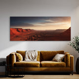 Planet Martian Sunset Horizon 68