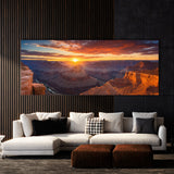 Grand Canyon Canyon Sunset Vista 76