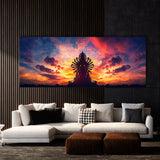 Durga Sunset Silhouette Majesty 15