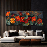 Nasturtium Fiery Blossoms 2