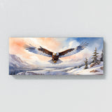 Eagle Snowy Soar 51