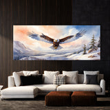 Eagle Snowy Soar 51