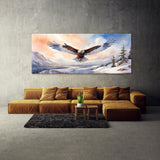 Eagle Snowy Soar 51