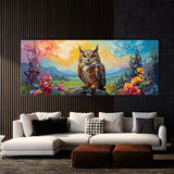 Owl Whimsical Color Realm 86