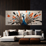 Peacock Abstract Avian Elegance 115