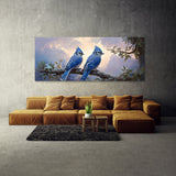 Blue Jay Dawns Gentle Perch 2