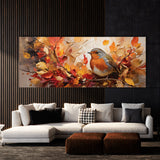 Robin Autumnal Abstract Burst 102