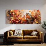 Robin Autumnal Abstract Burst 102