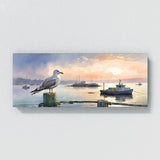 Seagull Dawns Harbor Serenity 137