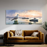 Seagull Dawns Harbor Serenity 137