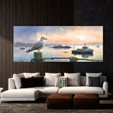 Seagull Dawns Harbor Serenity 137