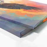 Falcon Skyward Abstract 48