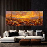 Cactus Desert Sunset Glow 29