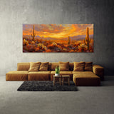 Cactus Desert Sunset Glow 29