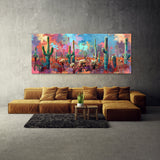 Cactus Pixelated Desertscape 54