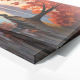 Maple Tree Fiery Dawn Reflection 55