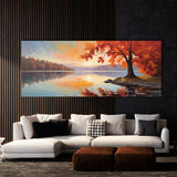 Maple Tree Fiery Dawn Reflection 55