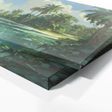 Palm Tree Serene Lagoon 4