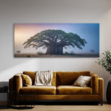 Baobab Tree Misty Baobab Dawn 68