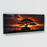 Bonsai Tree Sunset 87