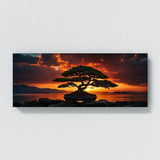 Bonsai Tree Sunset 87