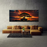 Bonsai Tree Sunset 87