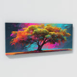 Acacia Tree Neon Pixels 100