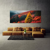 Fir Tree Dreamy Fall Foliage 74