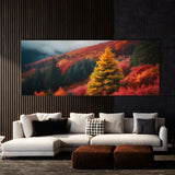 Fir Tree Dreamy Fall Foliage 74