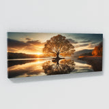 Sycamore Tree Mirrored Sunset 71