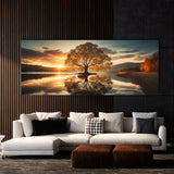 Sycamore Tree Mirrored Sunset 71
