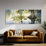 Sycamore Tree Serene Reflection 34