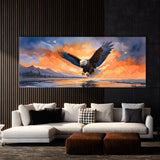 Bald Eagle Dusk Flight 36