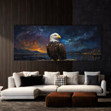 Bald Eagle Starry Night 59