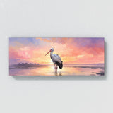 Stork Dreamy Pastel Sunset 25