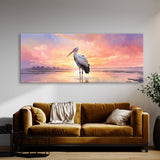 Stork Dreamy Pastel Sunset 25