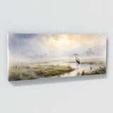 Stork Ethereal Marshland Morning 31