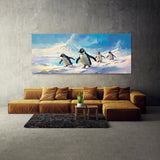 Penguin Snow Play 54