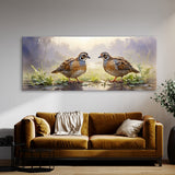 Quail Dewy Morning 23