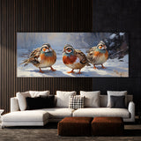 Quail Snowy Serenade 57
