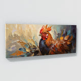 Rooster Colorful Feather Mosaic 16