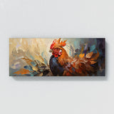 Rooster Colorful Feather Mosaic 16