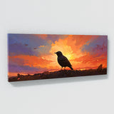 Starling Fiery Sky Silhouette 6